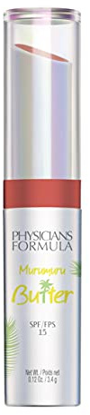Physicians Formula Spf 15 Murumuru Butter Lip Cream, Brazilian Sunset, 1 Tube