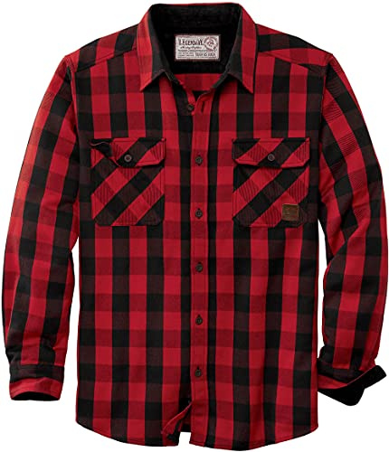 Legendary Whitetails mäns Tough as Buck tungvikt flanellskjorta Button Down-skjorta