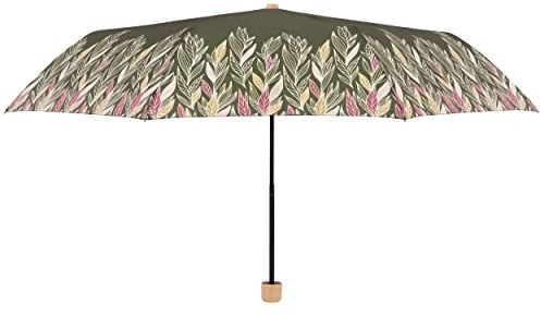 Doppler nature mini - Intention Olive - nachhaltiger Regenschirm - Handöffner - 270 Gramm - nachwachsende Rohstoffe - Windkanal getestet