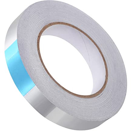 PATIKIL Resistente Calore Resistente Nastro 20mmx50m, Alta Temperatura Trasferimento Alluminio Foglio Adesivo