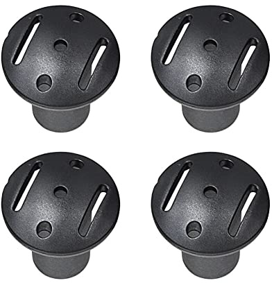 JAWSEU Zeltstangen-Kappe, Camping-Zeltstangen-Schutzkappe, 4 Stück ABS Abdeckstange für Boote, ABS-Anti-Burst-Front-oder Endkappe für Camping und Rucksackzeltboot