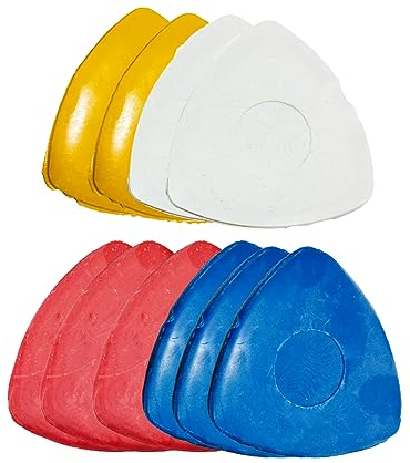 JYC CREATIVE 10 Marker für Stoffe, mit Wasser abwischbar, Marker für Stoffe, Stoffmarker für Kleidung, Seife für Stoffe, Mehrfarbig 1, 10 Stück