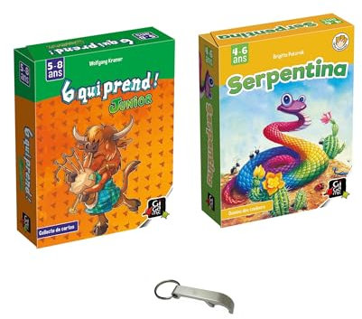 Lote de 6 unidades que toman Junior + Serpentina + 1 Decap Blumie (6 Quién Jr + Serpentina)