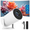 Mini Proyector Portátil 4K Android 11: Proyector HY300 4K 1080P Full HD Soporte - 200 ANSI Videoproyector WiFi 5G BT 5.0 con Auto Keystone - Proyector Móvil Cine en Casa para TV/PC