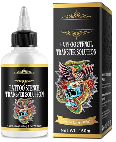 Tattoo Transferseife,Tattoo Transfer Gel,Tattoo Transfer Creme für Transferpapier, Tattoo-Schablonenzubehör Geeignet für Transferpapier, Maschinentransfer,Seife,Tattoo-Zubehör