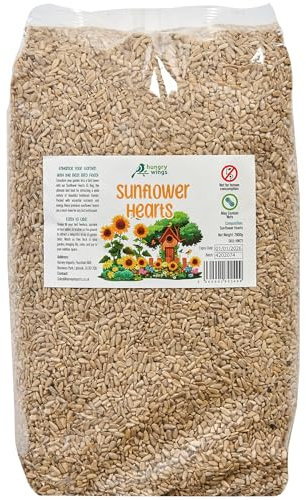 Premium Wild Bird Food 5L Refill, (5L Bag, Sunflower Hearts)