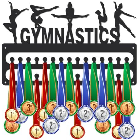 SUPERDANT Turner Medaillenhalter Sport Medaillen Aufbewahrung Eisenmedaillen Aufhängen 30 Haken Medaillen Aufhänger Gestell Rennband Auszeichnung Medaille Halter Wandhalter Geschenke für Sportler