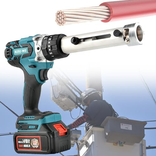 Pelador De Cables Recargable, Herramienta Para Quitar Cubierta De Cables EléCtricos, Pelador De Cables AutomáTico