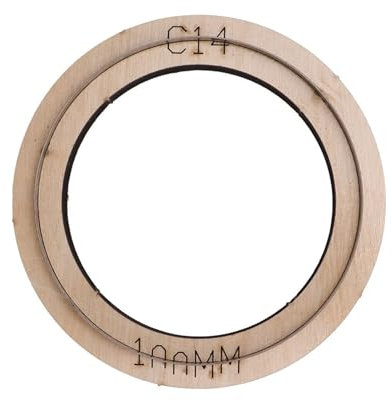 Leather Circle Cutter, Leather Cutting Dies Leather Cutting Die Strip Leather Die Cutter Making Wooden Base Simple Access Control Card Dies Leather Die Cutter for Leather Crafts