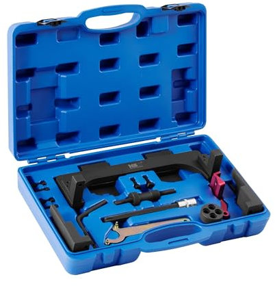MSW MSW-ETT-BMW-106 Kit Coffret Outils De Calage Blocage Immobilisation pour Chaine De Distribution Arbre À Cames Compatible avec BMW - B38, B48, B58