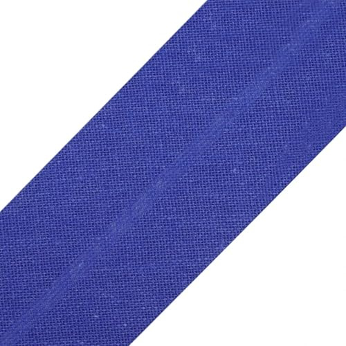 cyclingcolors 1 x 100% Cotton Bias Binding Tape Width 30 mm Length 25 m Edging Tape Cotton Tape Bias Tape Ideal for DIY, Navy Blue