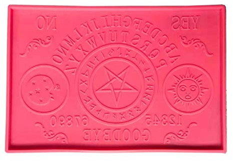 Oujia Board Planchette Divination Grand Plateau Résine Silicone Moules Agate Plateau de Service Moules Fruits