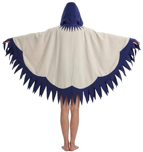 WAZHAKU Kawaii Fashion - Albornoz para mujer, suave, mullido, cálido, cómodo, forro polar, con capucha, disfraz de paloma para adultos, carnaval, paloma de rendimiento, capa para cosplay