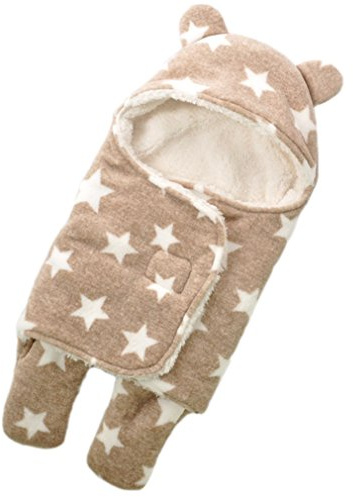 SAMGU Neugeborene Winter warme Plüsch Schlafsack Swaddle Decke Style 1
