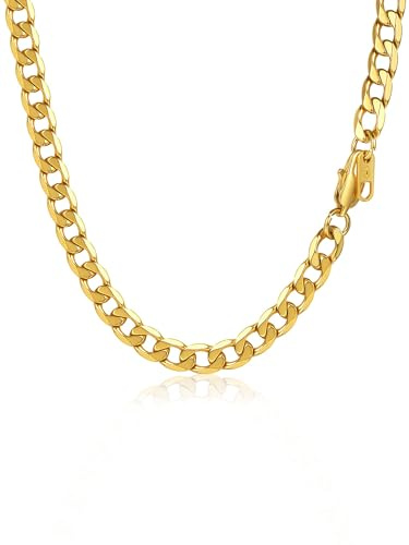 ROSTEEL Gold Chain Men Jewelry PROSTEEL 51cm Thick Hip Hop Necklace