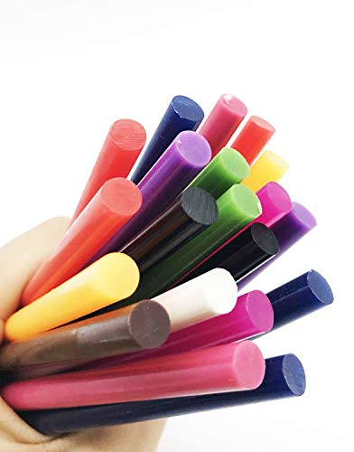 Klebepistolen-Sticks, Heißklebepistolen-Sticks, Klebepistolen-Sticks, 10 Stück, Farbklebestifte for kleine elektrische Klebepistole, Bastelalbum, Reparatur, DIY, Mischungsfarbe, Vintage-Siegelwachs, f