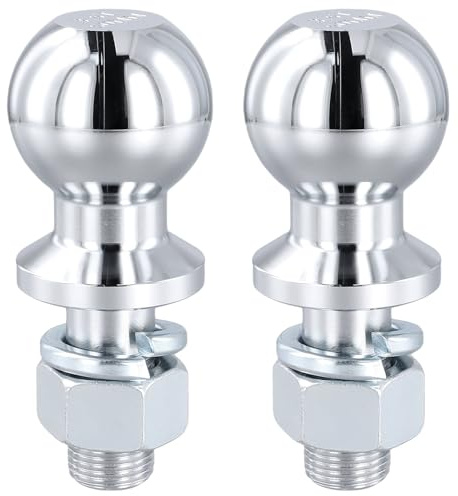 CHUENHEI Anhängerkupplungskugel 50mm 3,5T Kugelkopf Ackerschiene, Anhängerkupplungen, 22mm Kugelkopfbolzen Gerade Ackerschiene, Kupplungskugel Anhängerkupplung für Traktor