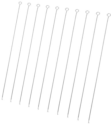 Hohopeti 10stücke Edelstahl Perlenwerkzeuge Mit Perlennadeln Und Perlenhaken Für Diy-perlenzubehör Geeignet Für Nähen Perlensticken Und Handarbeiten
