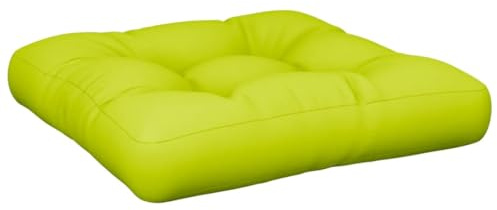 vidaXL Coussin de Palette Vert Brillant 60x60x12 cm Tissu