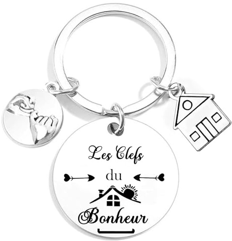 Porte-clés Maison Idee Cadeau Couple Porte-clé Cadeau Cremaillere Maison Porte-clés Maison Cadeaux Crémaillère Cadeaux Porte-clé Couple Original