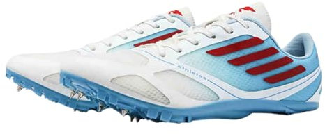 Leichtrit Unisex Spikes Atletismo para Pista,Zapatilla De Correr con Clavos,Zapatos con Clavos Pista Campo,Transpirable,A Prueba De Choques,De Entrenamiento para Carreras De Larga Distancia