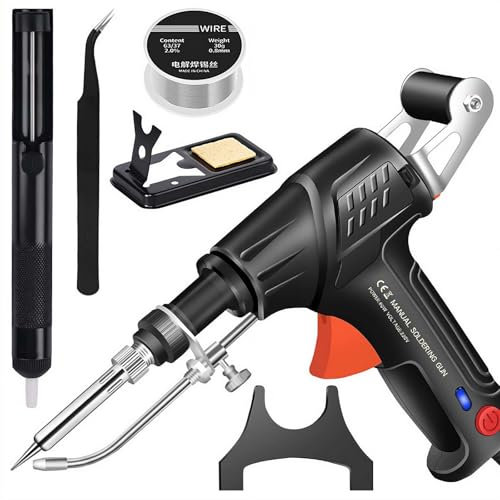 Internally Heated Industrial Laser Welding Tools,Multi-Function Soldering Iron Soldering Gun Set,3-in-1 Welding/Cutting/Rust Removal,Automatic Corded Solder Iron,for Repair/Metal Fabrication