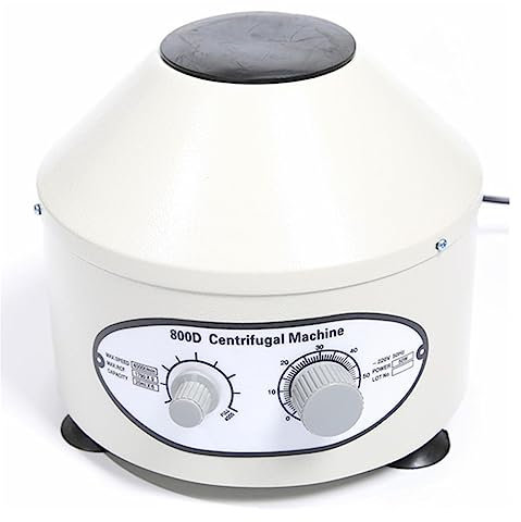Centrifugeuse portable PRP Machine 4000 tr/min pour 6 tubes de 20 ml – Centrifugeuse électrique de laboratoire pour isolat PRP