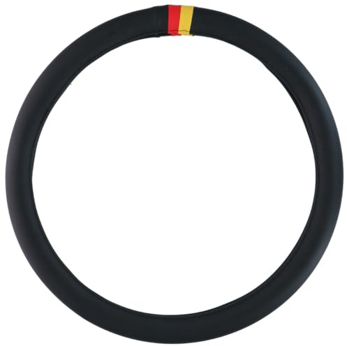 All Ride Lenkradbezug Auto und LKW 44-46cm – Lenkradhülle mit Deutscher Flagge – Lenkradschutz Dicke 10cm – Auto Zubehör Innenraum – Schwarz