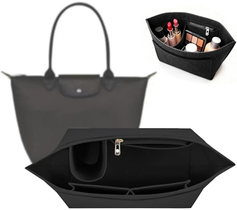 Organizer für Longchamp Tasche,Filz Taschenorganizer mit Mehreren Taschen,L
