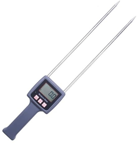 Tester di Umidità per Cereali Misuratore Di Umidità Del Fieno Digitale Preciso Con Retroilluminazione LCD, Analizzatore For, Erba Medica Leymus Chinensis