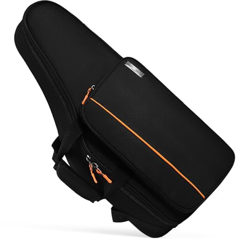 ARTSEWPLY Altsaxophon Rucksack Tasche aus Oxford Gewebe Stoßfest mit Doppelten Schultergurten Großes Fassungsvermögen für Zubehör für Konzert Musikstudio und Schule