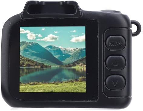 Jonlaki Vintage Miniature 1080P Camera with .3 Inch Display, Portable Vlog Travel Camera for Students and Adventurers, for Sharing