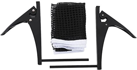 LMHHMIN Professionelles Standard-Tischtennisnetz-Halterungsset, Tischtennisnetz-Rack-Kit-Zubehör