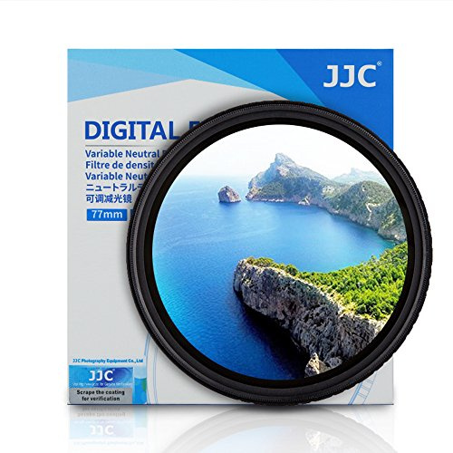 JJC F-NDV 72mm ND Fader Neutral Density Adjustable Variable Photography Filter (ND2 to ND400) for all 72 MM DSLR Camera Thread Lenses, With Waterproof Seal Box (72mm)