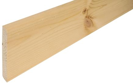 Battiscopa in legno massiccio di abete non trattato mm.70x10x2250 (prezzo per ml. 22,50)