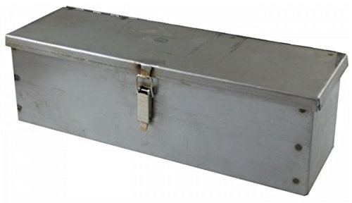 Ama Cassetta attrezzi vuota: Cassetta porta attrezzi in lamiera, Capacità 7 litri, Misure 420x130x130 mm