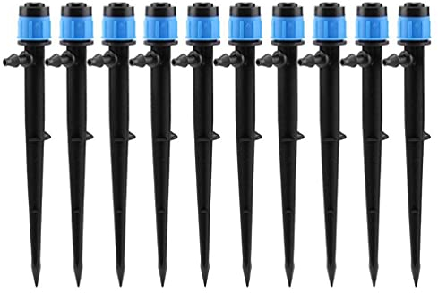 Buwei Micro Bubbler Tropfbewässerung Einstellbarer Sprinkler Spray Garten Pflanzen Bewässerung Sprinkler Düse 360 Grad Tropfer Wartungsausrüstung Gartenwerkzeuge für Frauen Gartenwerkzeuge Set