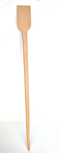 Grande cuillère géante en bois de hêtre massif 124 cm