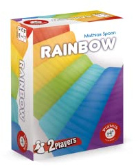 Piatnik 7239 - Rainbow - Jeu de caractéristiques - Amélioration de la mémoire - À partir de 7 Ans - pour 2 Joueurs - Durée de Jeu : 10 Minutes