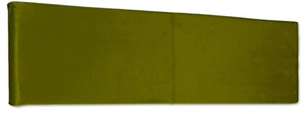 Lycce XXL Wandkissen Fresh Rückenpolster Samt Oliv 150cm x 30cm