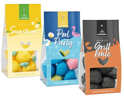 Grill & Chill Mix: Dein Marshmallow Party Mix für den Sommer | Zum Verschenken | Leckere Marshmallows | Süße Überraschung für Sommerpartys | Perfekt für Grillabende und Lagerfeuer