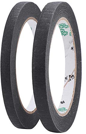 Guitar Pickup Coil Tape Cloth Tape Guitar Pickups Insulating Adhesive Black 2Pcs Wide Guitar Pickup Accessories Insulated Tape Band Adhesive Black