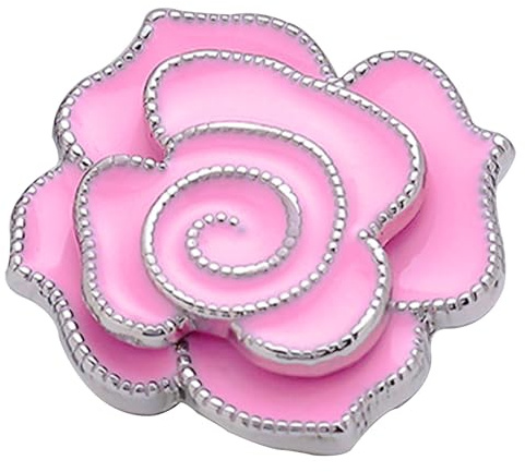 10 Stück Vintage Metall Nähen Knöpfe Jacken Knöpfen Runde Ersatz Knöpfe Trachtenknöpfe Mit Rosenmotiv Zum AnnäHen Kleider Reparatur Von Jacken,mäntel, Kleider -rosa-25mm