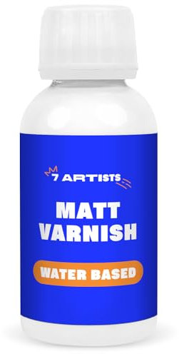 Matt Brand Acrylic Varnish 120 ml - Water-Based Clear Paint and Craft Finish