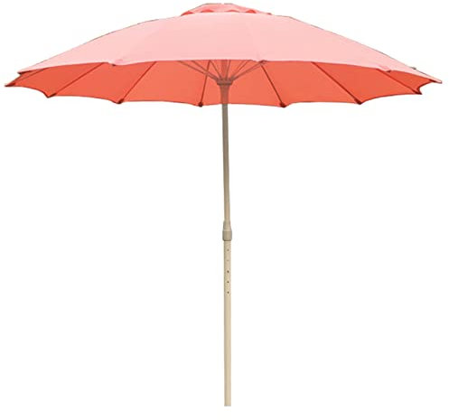 Gartenschirm, Kleiner Sonnenschirm für Terrasse, Pool oder Grill, windabweisender Tischschirm mit UV-Schutz, robuster Außenschirm (Farbe: dunkel) (Pink)