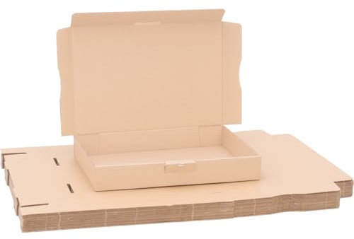 verpacking Maxibriefkartons 320 x 225 x 50 mm Maxibrief Braun MB 4 Innenmaß von 315 x 220 x 45 mm Versand Post Faltschachtel Versandschachtel Büchersendung - optimal geeignet für den Versand 25 Stück