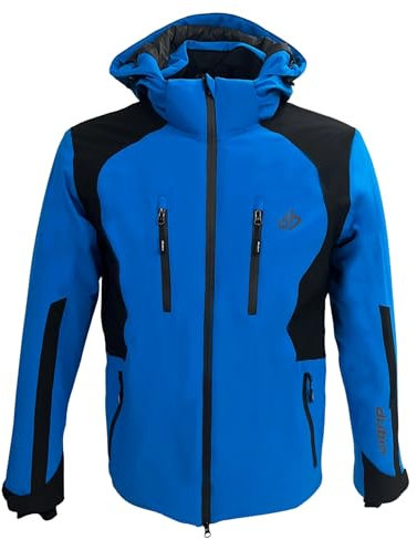 Dubin Sport Falzarego Skijacke für Herren, 20 K, Blau, Code FALZAREGO-2559, Blau / Schwarz, 50