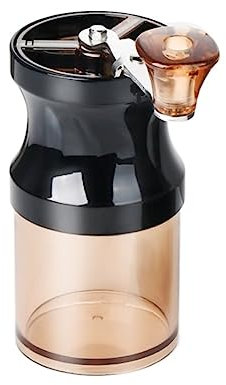 OUYUE Macina caffè Manuale Macinacaffè Manuale Portatile Burr Pepper Easy Clean Regolabile Ruvidezza Macinacaffè Manuale Professionale Macinacaffè(Black)