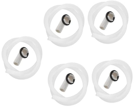 Cabilock Lot De 5 Tuyaux Flexibles De Drainage Pour Climatiseur De Fenêtre 1 M 20 Mm Raccords Coudés