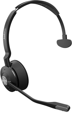 Jabra Engage SE Mono UC Casque de Rechange – Casque sans Fil DECT Mono, réduction du Bruit, USB-C, portée de 150 m, 13 h de Temps de Conversation